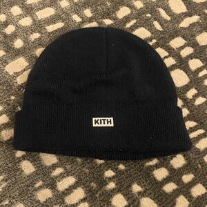Kith Classic Black Knit Beanie